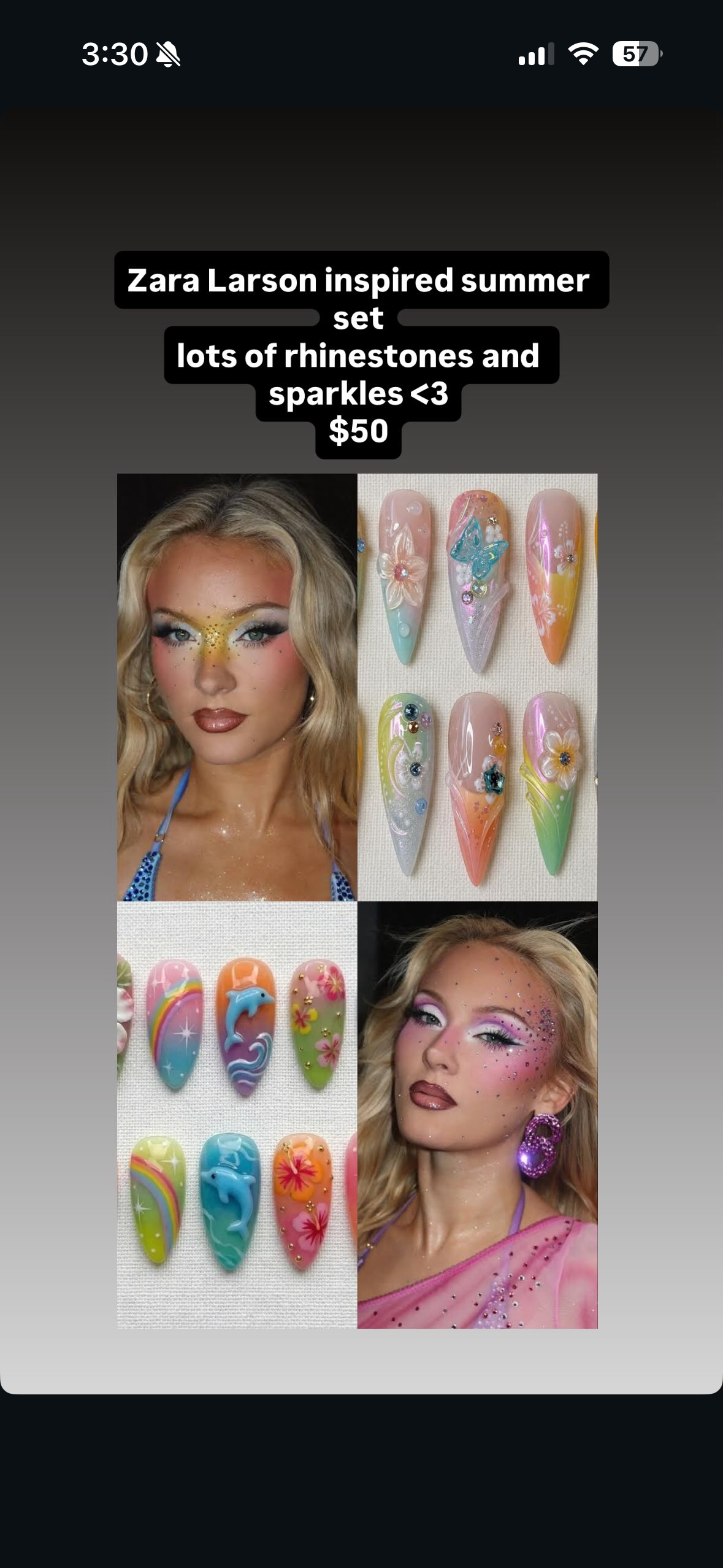 Zara Larson Nails