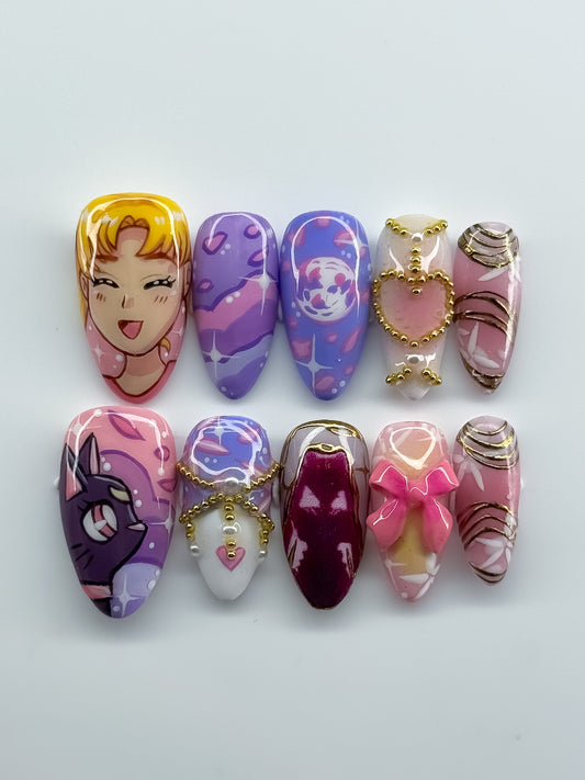 Sailor Moon Nails