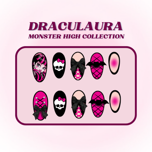 Draculaura Nails