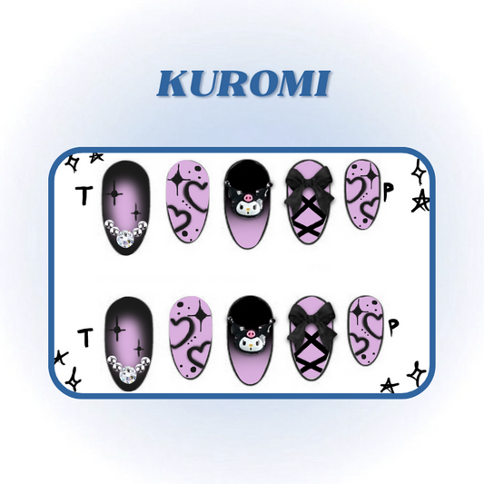 Kuromi Nails
